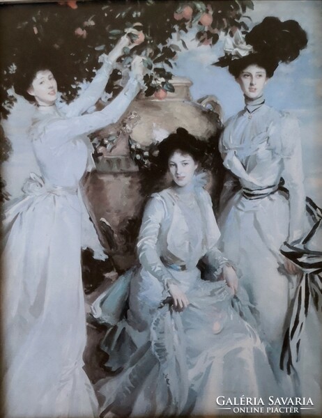 Fk/270 - John Singer Sargent - Portrait of the Acheson Sisters - Lithograph