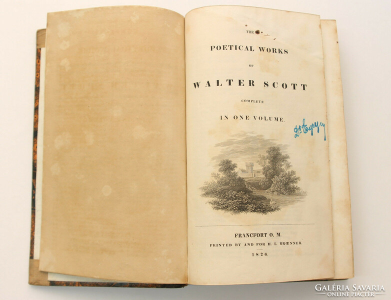 The poetical works of walter scott (1826) English language book