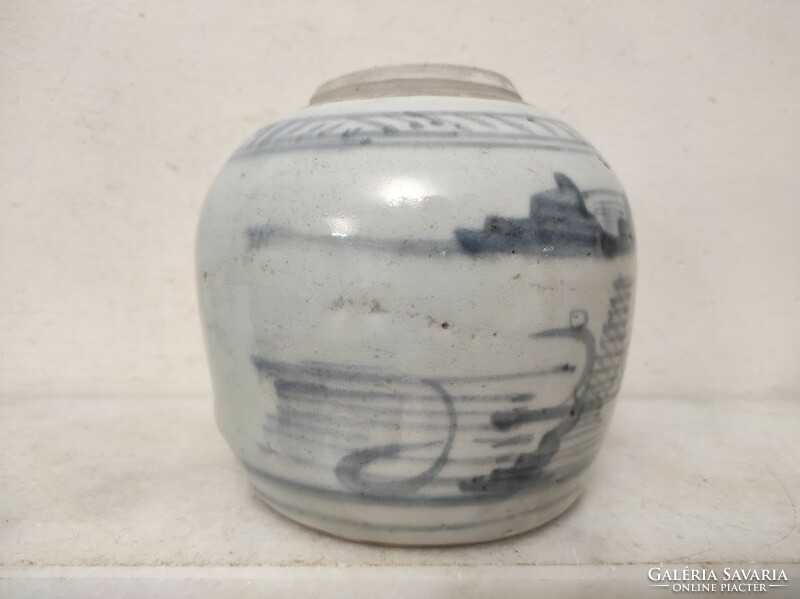 Antique Chinese porcelain tea ginger vase China Asia 316 6184