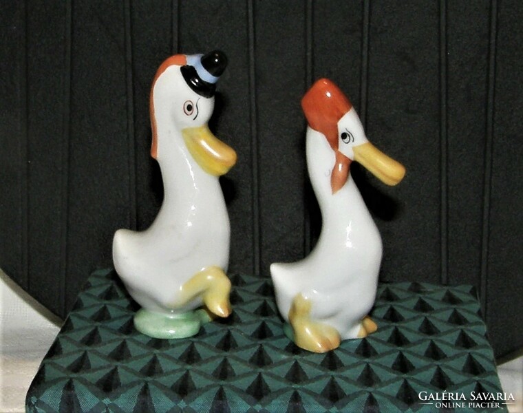 Herend boy-girl duck couple