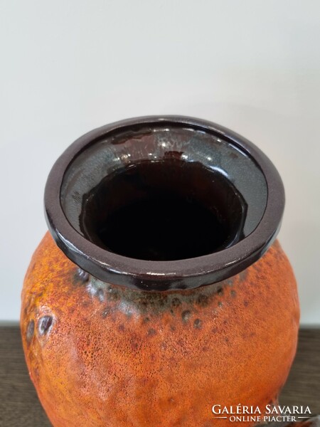 Carstens fat lava ceramic floor vase, very rare collector's item (1896-50)-52 cm