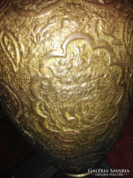 Antique Arabic Persian copper vase 66cm