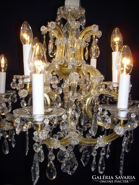 Mária Theresia crystal chandelier 12-burner chandelier