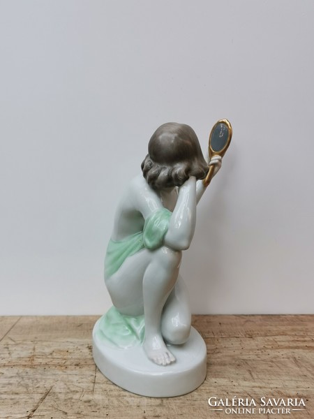Nude with mirror from Herend