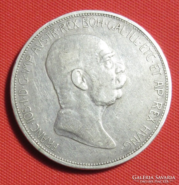 Jubileumi ezüst 5 korona 1908 Ferenc József