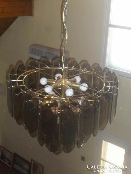 Deer glass chandelier