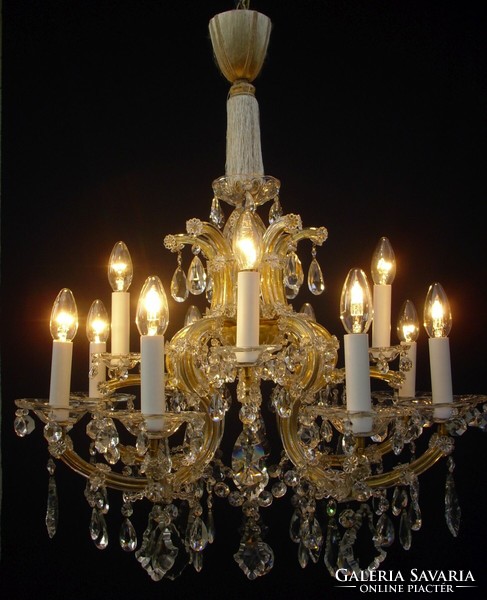 Mária Theresia crystal chandelier 12-burner chandelier