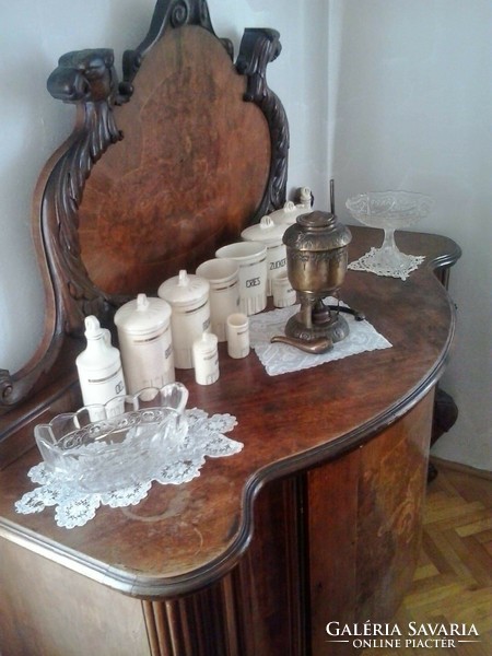 Antique old German sideboard