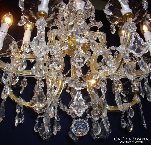 Mária Theresia crystal chandelier 12-burner chandelier