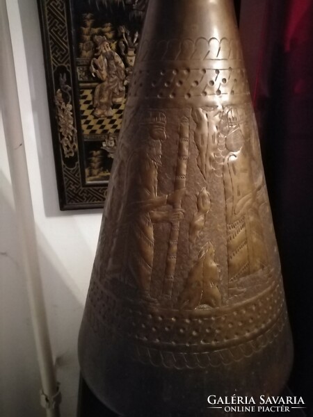 Antik Keleti perzsa réz váza 57,5cm