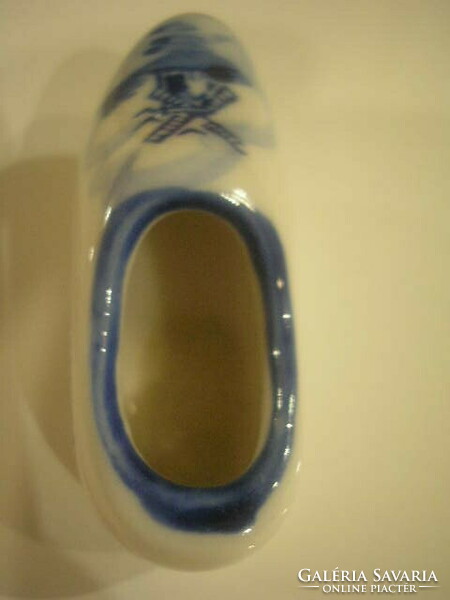 K Dutch original porcelain mini slipper flawless rarity marked as cigarette ashtray on bottom