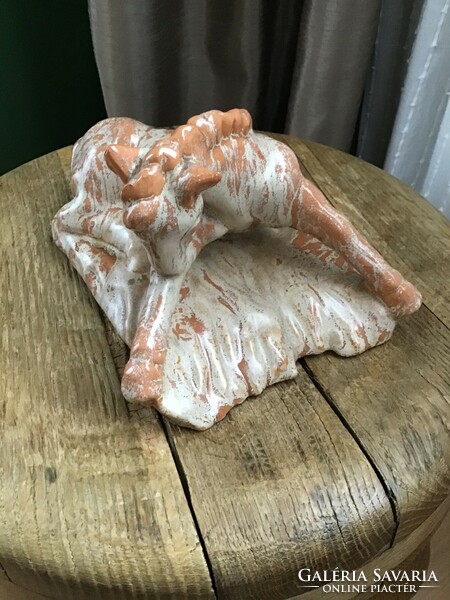 Old somag meissen glazed ceramic figure