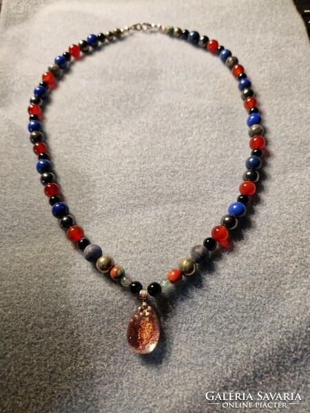 Multi Chakra Necklace with Lots of Gems - New!