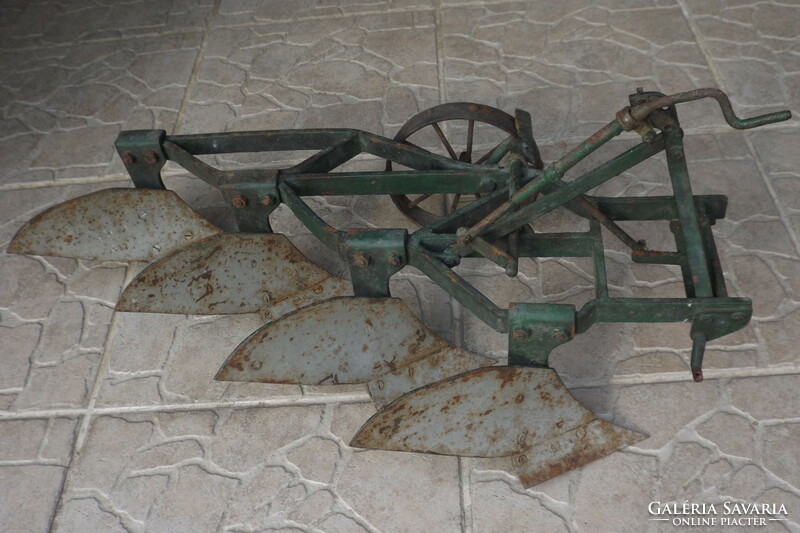 Antique rare agricultural test work plow mockup model test vintage industrial