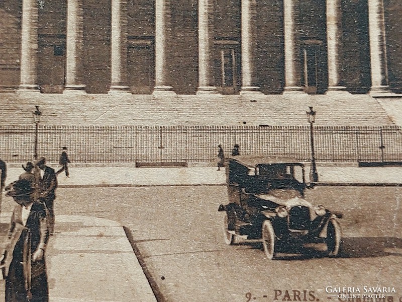 Régi képeslap fotó levelezőlap Párizs utcakép Paris