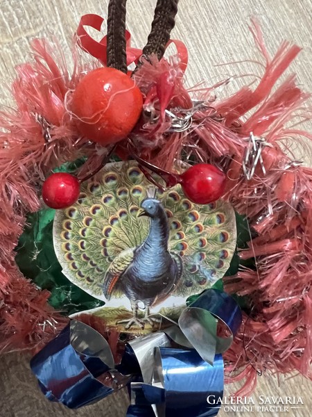 Peacock nostalgia Christmas tree decoration