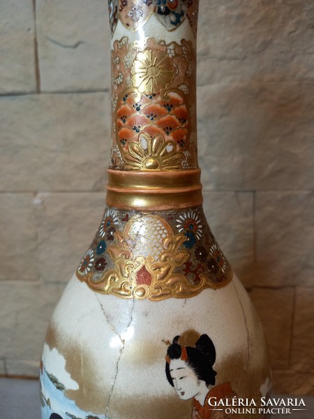 Japán Kyoto lámpa váza.c1910