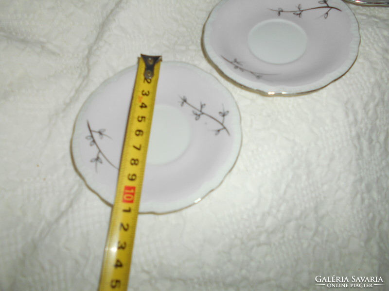 3 pcs baked eva signed bowl saucer