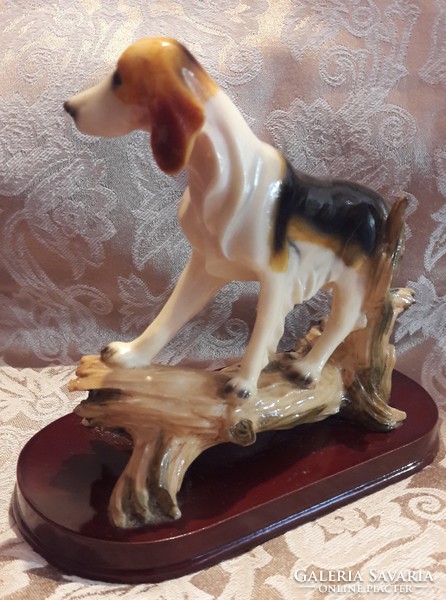 Dog statue, plastic setter 2 (l3172)