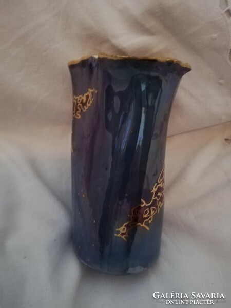 Segesdi Bori  art deko aranyozott váza