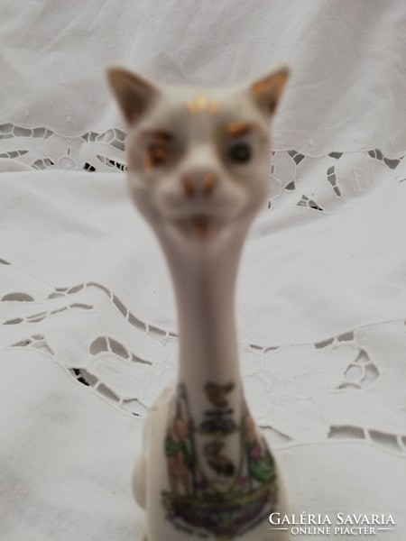 English Liverpool porcelain cat