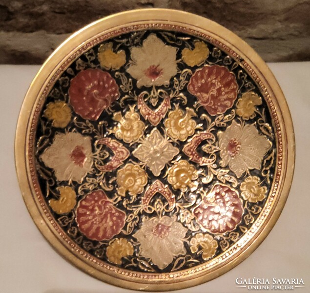 Brass painted wall plate