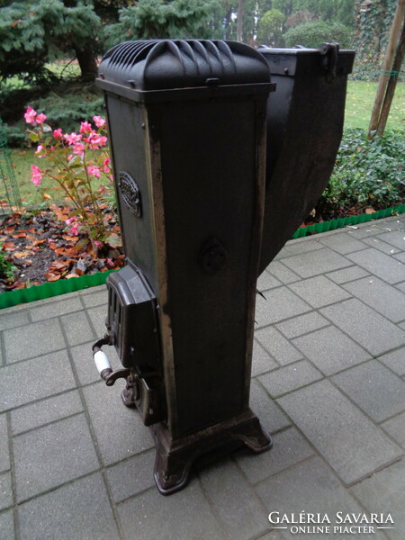 Art Nouveau iron stove Hungarian royal state iron,