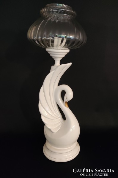 Artdeco swan lamp 56 cm high!