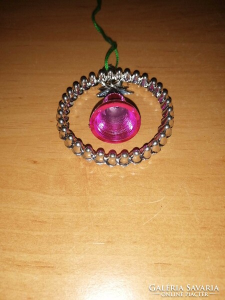 Retro Christmas tree decoration in ring ring