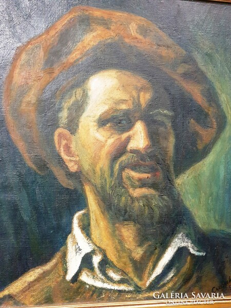 Károly Csapek -self portrait-