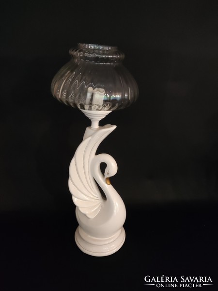 Artdeco swan lamp 56 cm high!