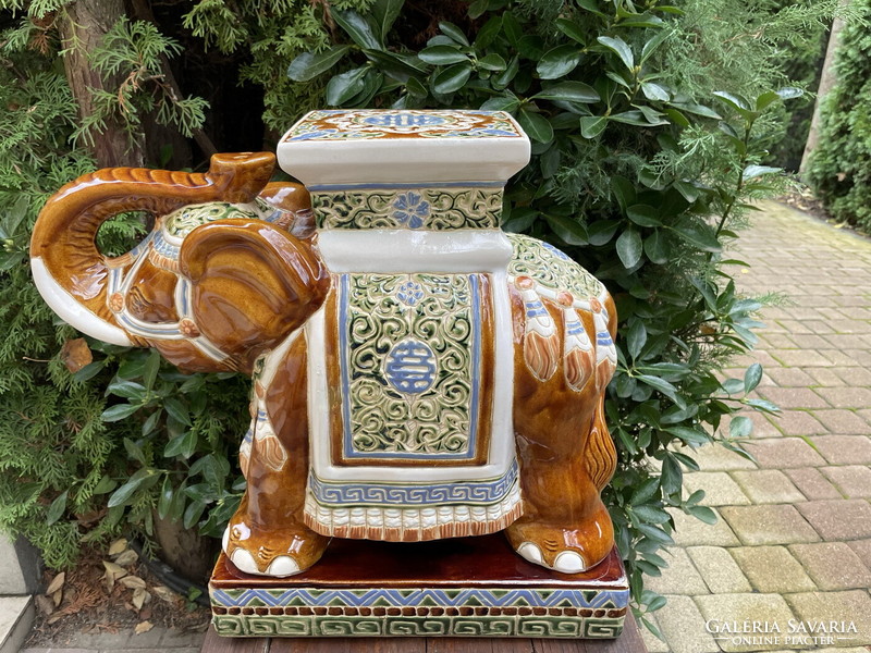 Large flowerpot elephant 51cm!!