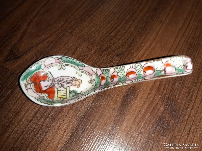 Chinese porcelain spoon