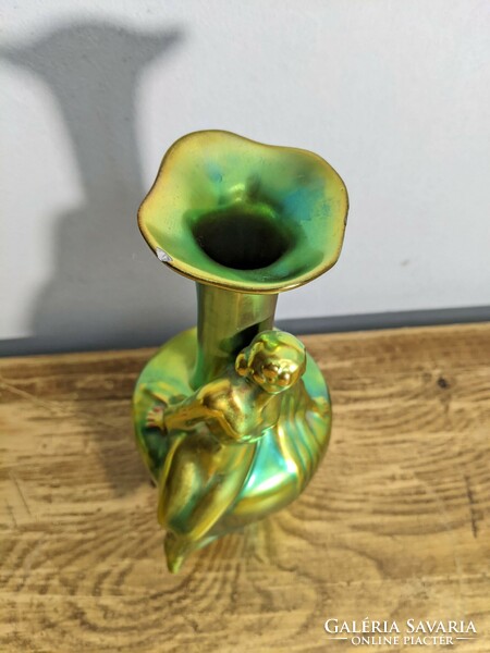 Zsolnay szecessziós eozin váza