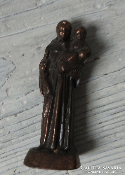 St. Antal, the patron saint of children - bronzed metal statue