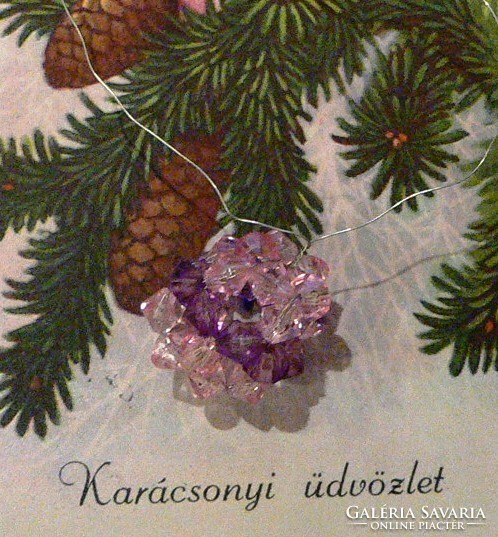 Retro pearl Christmas tree ornaments