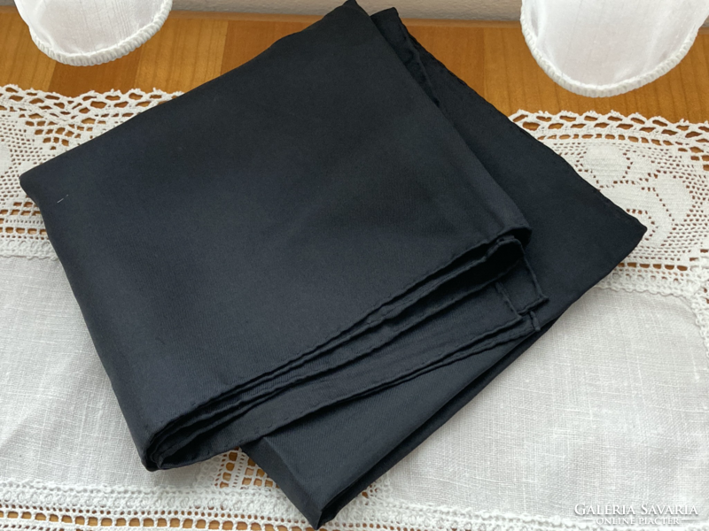 Fine black silk shawl/scarf