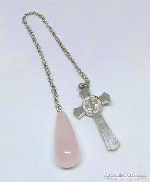 Crucible Bible bookmark with rose quartz mineral f61778