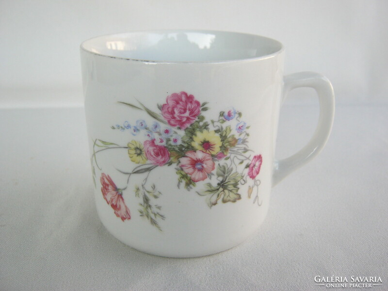 Zsolnay porcelain field flower mug