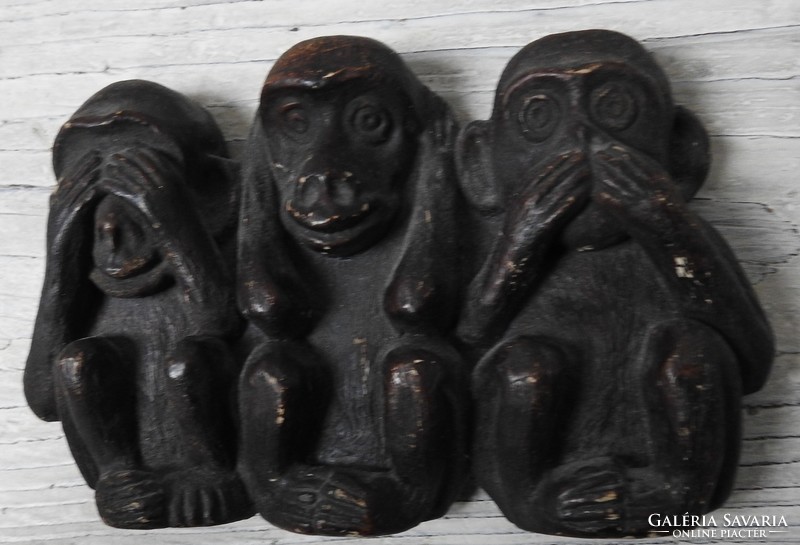 The three wise monkeys - I don't see, I don't hear, I don't speak