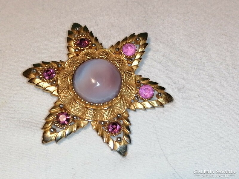 Antique star-shaped brooch (514)