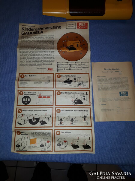 Piko children's sewing machine ndk, with box and instructions