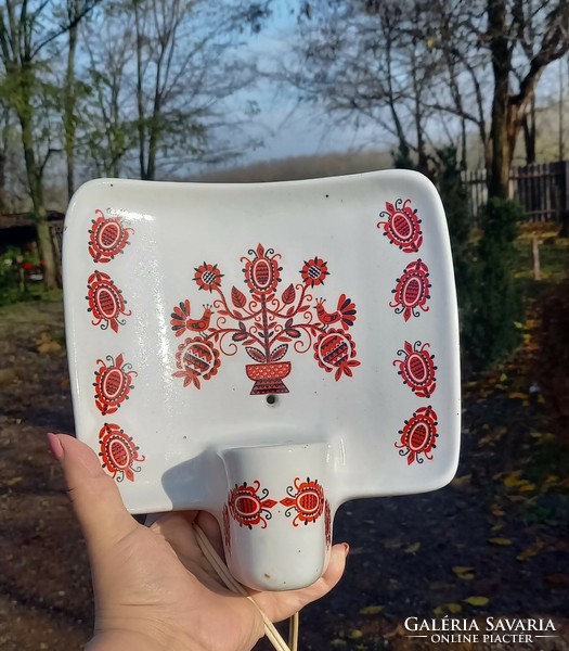 Kőporc porcelán falilámpa (Drasche)