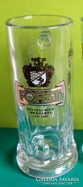 Beer mug with Forst inscription - marked 0.2 liter