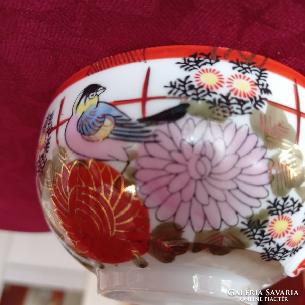 Japanese eggshell porcelain teacup with plate