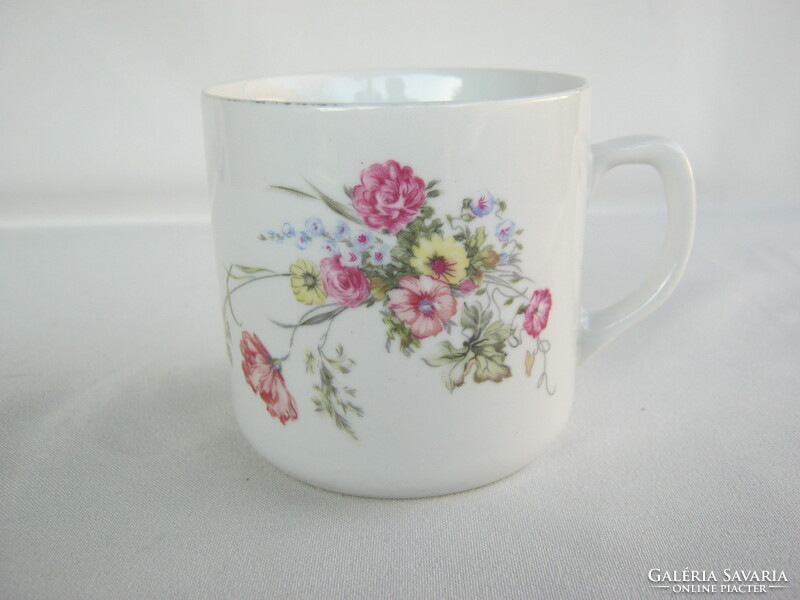 Zsolnay porcelain field flower mug