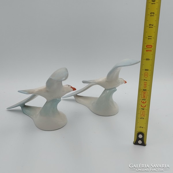 Béla Balogh's quarries (drasche) seagull figurines