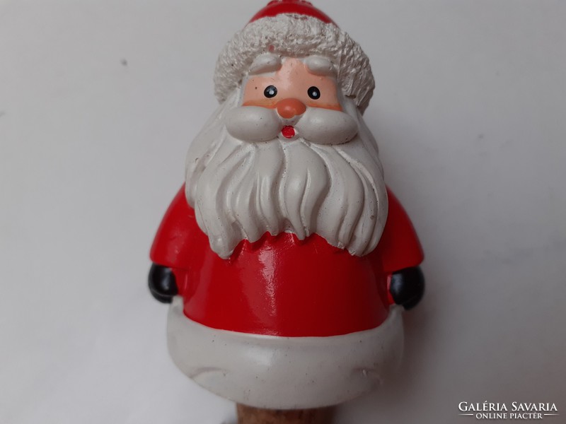 Santa Claus glass stopper Santa gift stopper