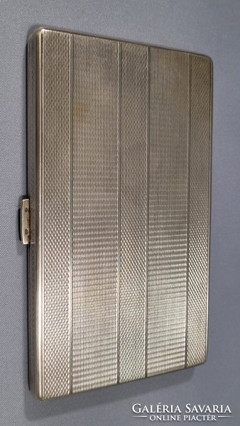 Silver cigarette holder box, cigarette tray 179.26g