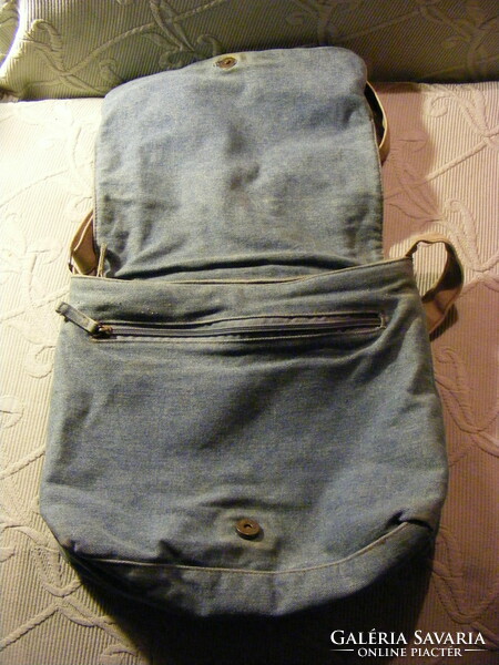 Retro women's denim bag satchel